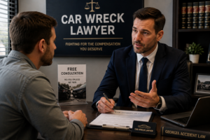 Free legal consultation with a car wreck lawyer after an accident